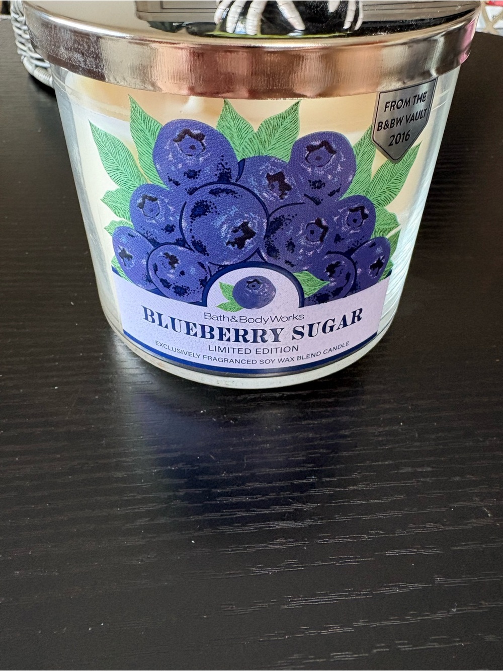 Bath and Bodyworks Blueberry Sugar Candle